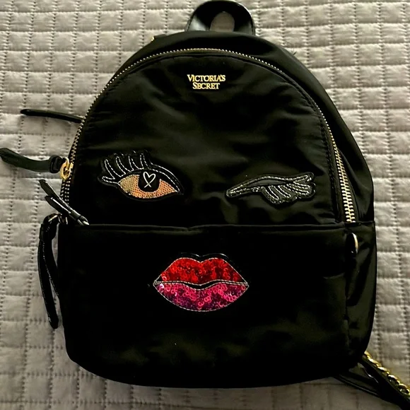 black victoria secret mini backpack Victorias Secret Mini Backpack